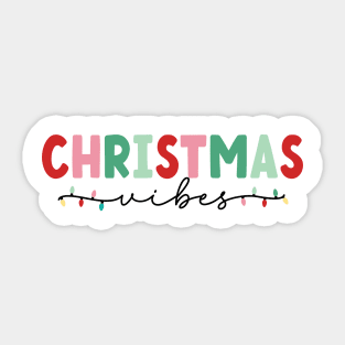 Christmas Vibes Sticker